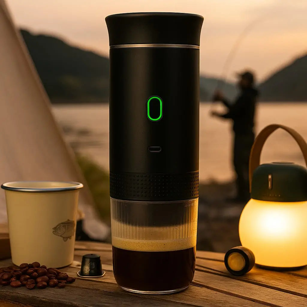 machine cafe portbale eclectrique capsule dosette camping peche vanlife outdoor (3)